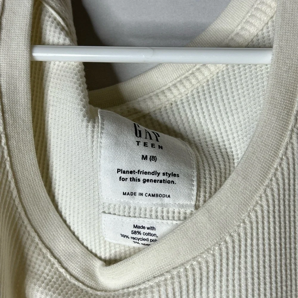 Crème crop top